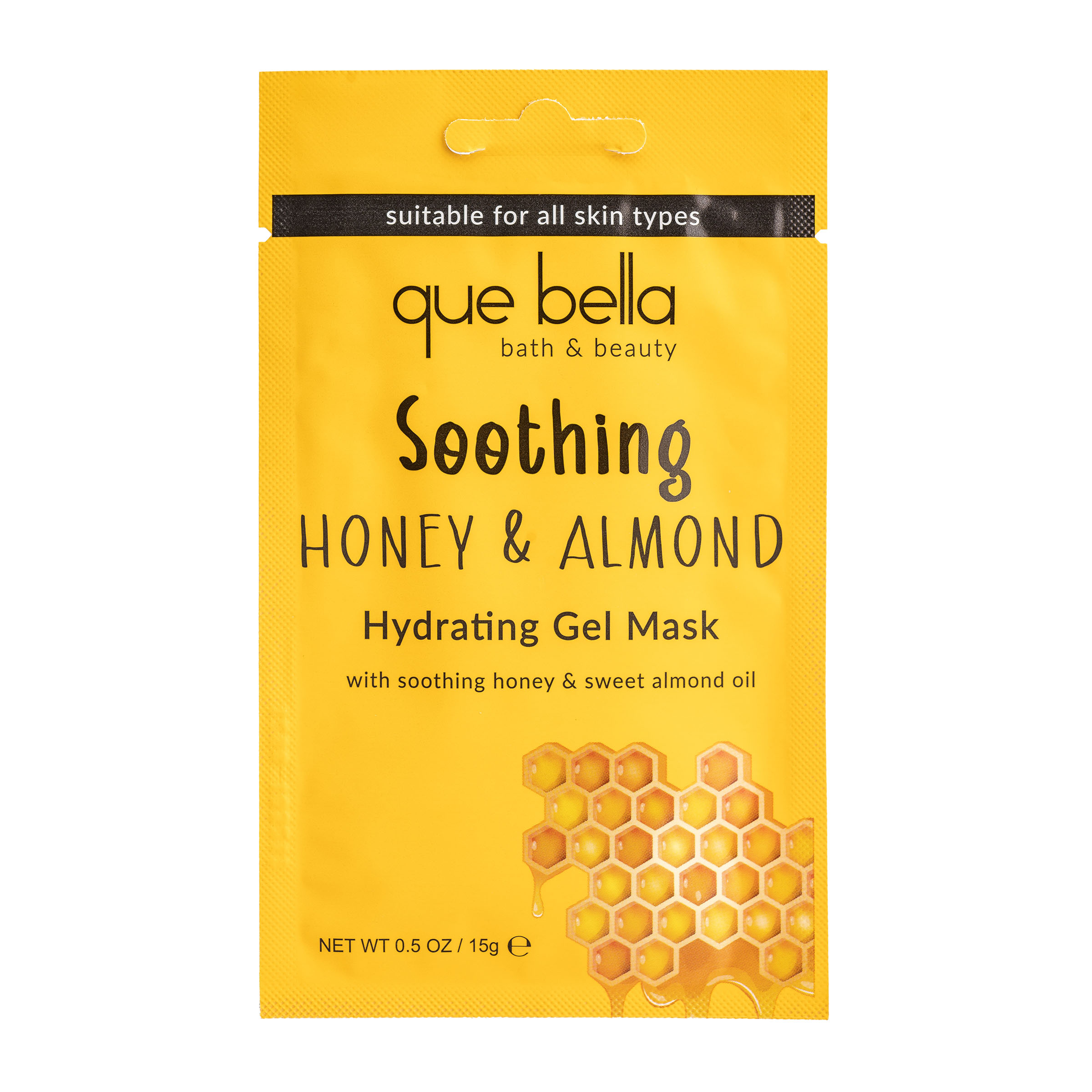Wetland bøf valgfri Soothing Honey & Almond Hydrating Gel Mask - Que Bella Beauty