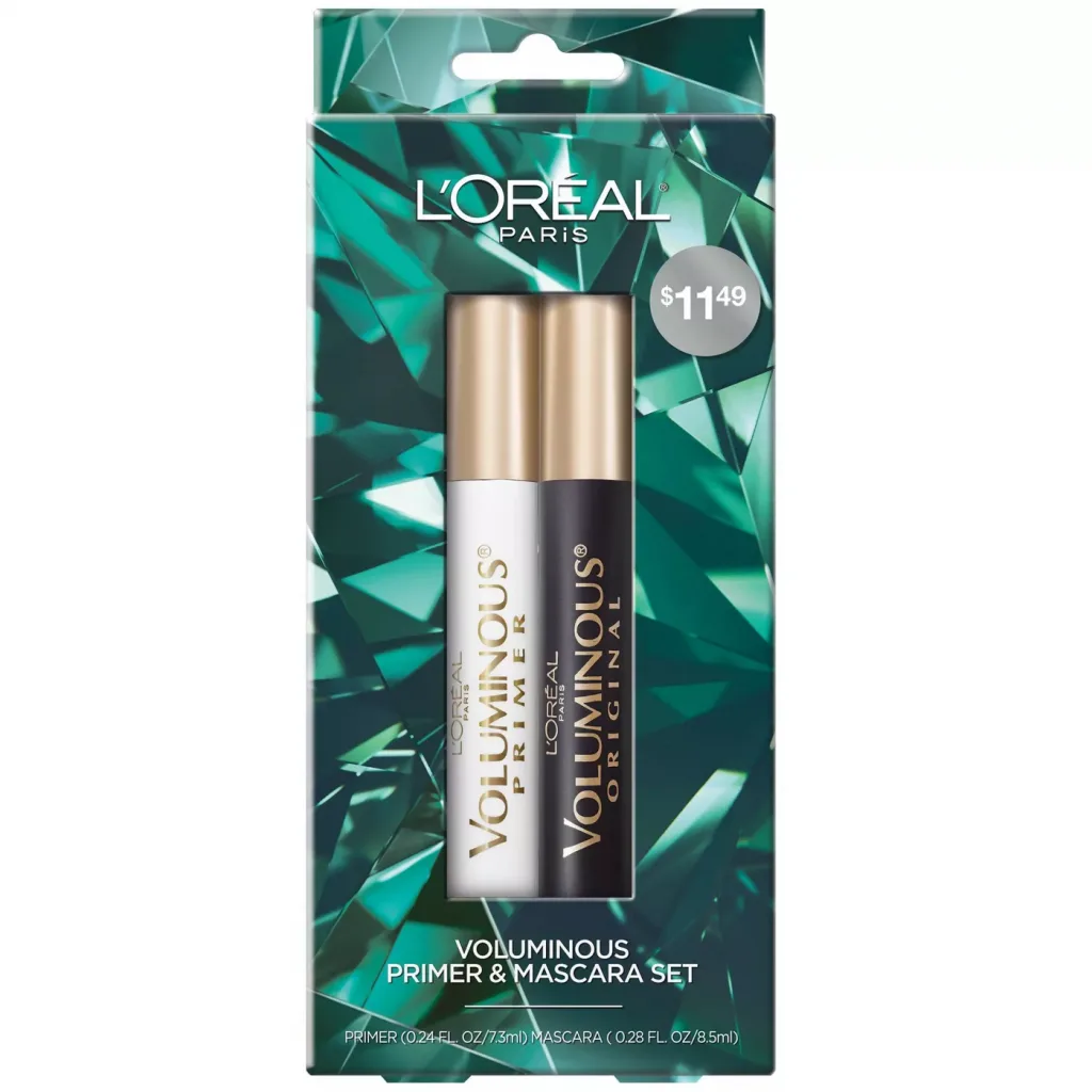 L'Oreal Paris Voluminous Mascara and Lash Primer Holiday Gift Set