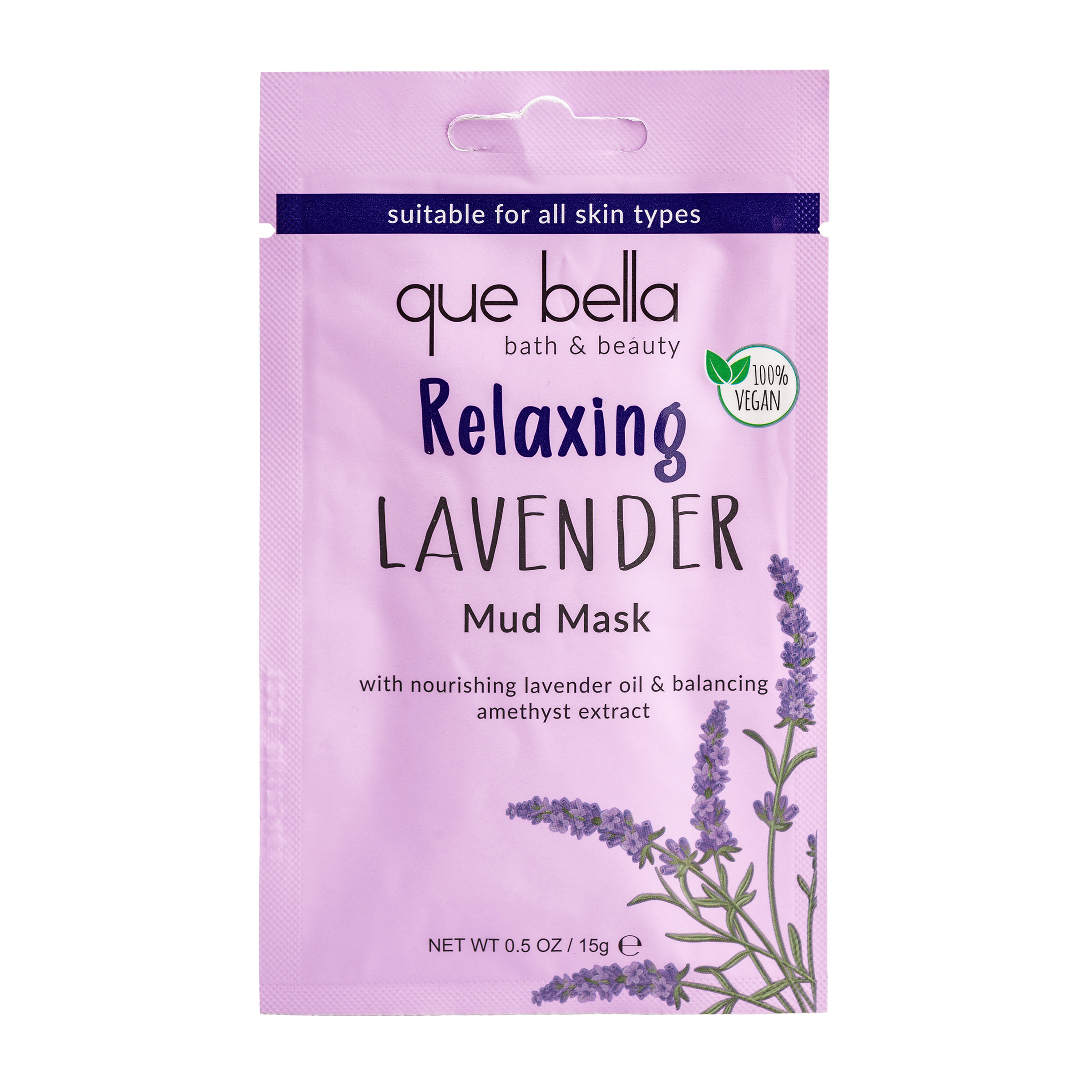 koncert sympatisk solo Relaxing Lavender Mud Mask - Que Bella Beauty