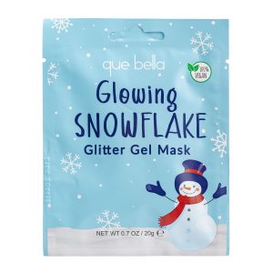 Glowing Snowflake Glitter Gel Mask